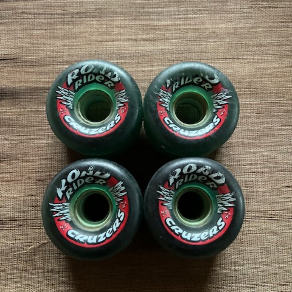 Road Rider Cruzers Skateboard Wheels - Green 65mm 78A | Gently Used